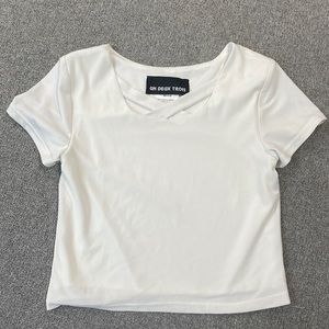 In deux trois girls dress tee shirt top blouse Med